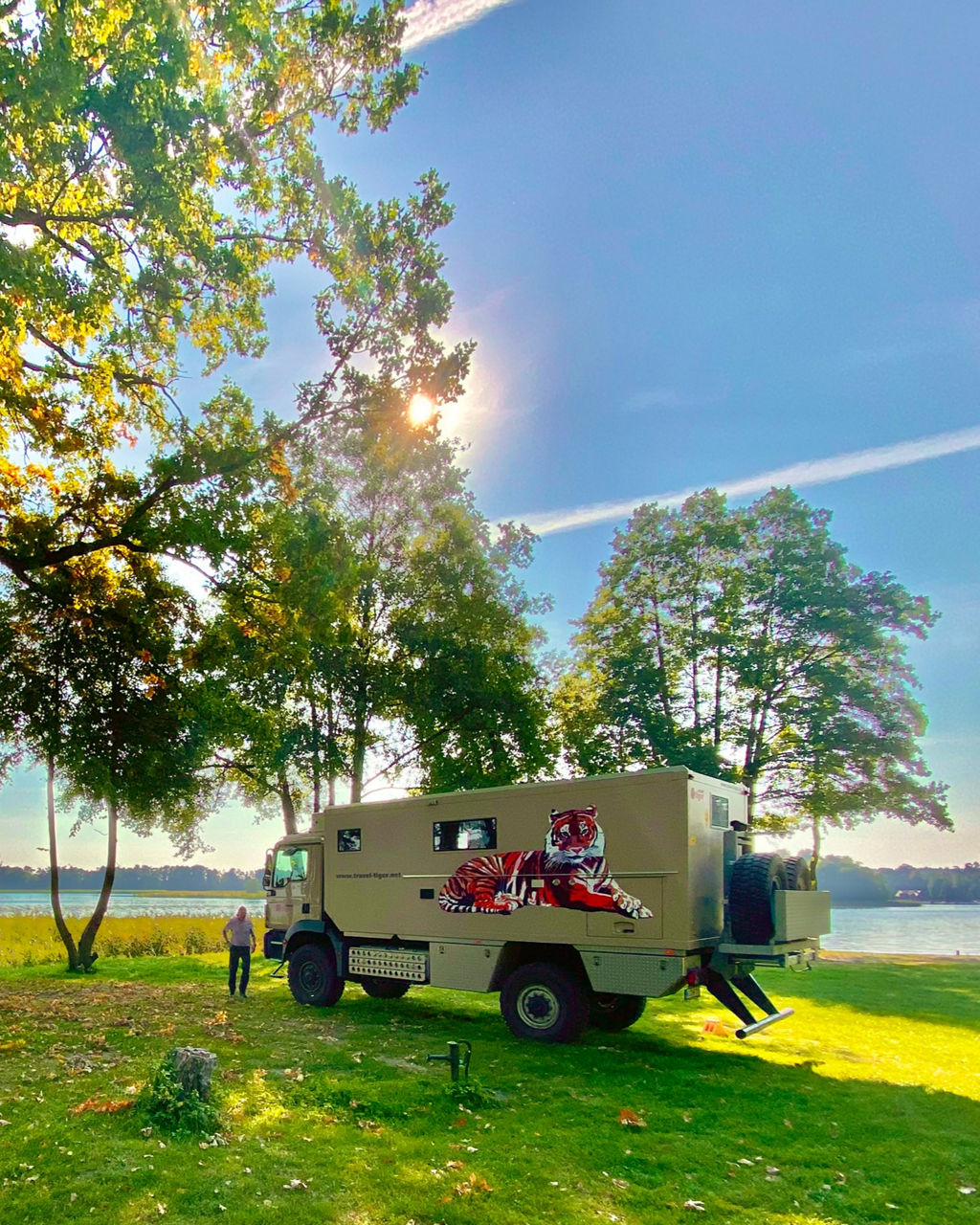 Wunderschöner Campingplatz mitten im Grünen am See.